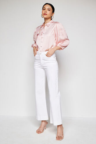 Lucky Star Shirt Style Top, Pink, image 2